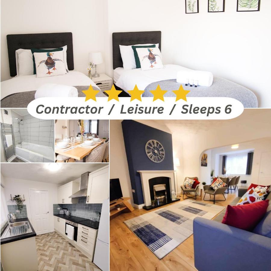 Apartamento 3Br-St Johns Hse-Free Parking-Workers-Kitchen-Wifi-Dog Friendly Doncaster Exterior foto